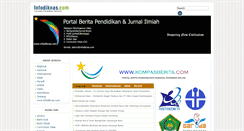 Desktop Screenshot of infodiknas.com